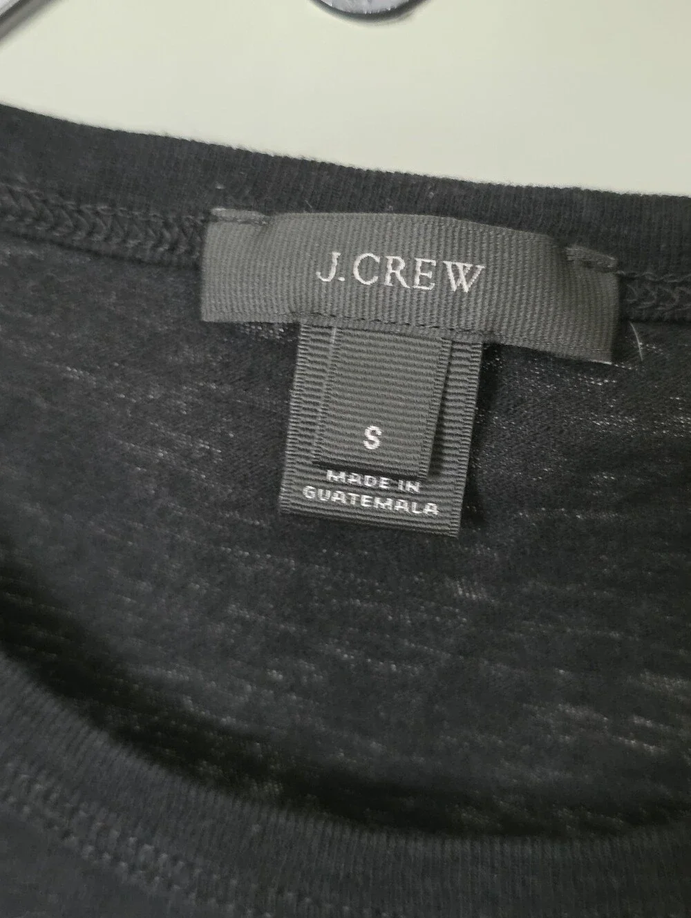 J.Crew Womens Small Halloween Kindergarten Teacher Graphic Long Sleeve Black Tee